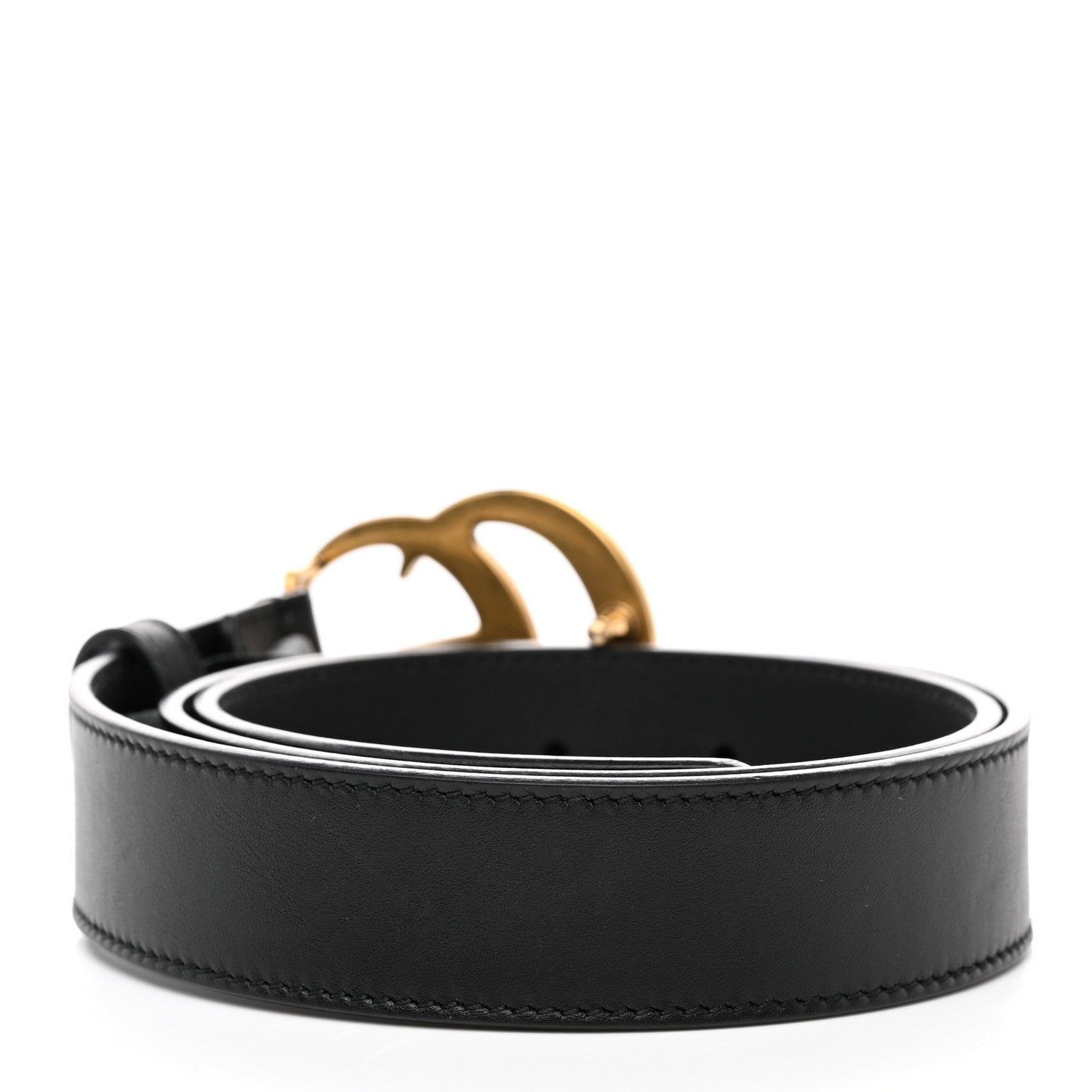 Gucci Calfskin Double G 30mm Belt 75 30 Black 2 of 6