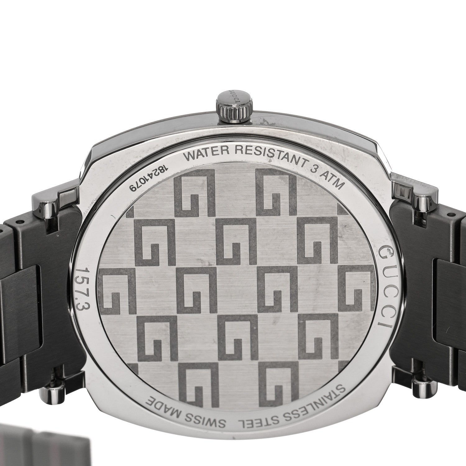 Gucci Stainless Steel 38mm Grip Quartz Watch Pink 4 of 4