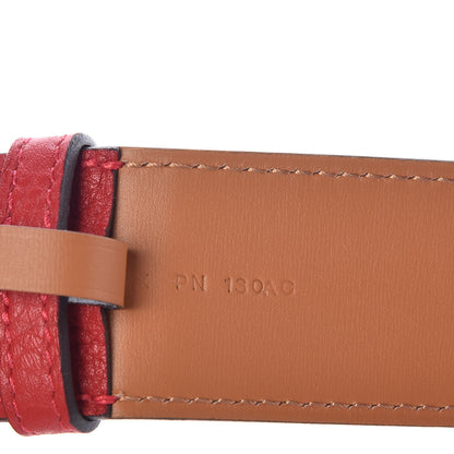 Hermes Taurillon Clemence 42mm Mens Etriviere Belt 90 Rouge Casaque 4 of 9