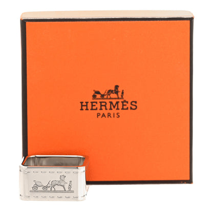 Hermes Palladium Bolduc Scarf Ring 4 of 4