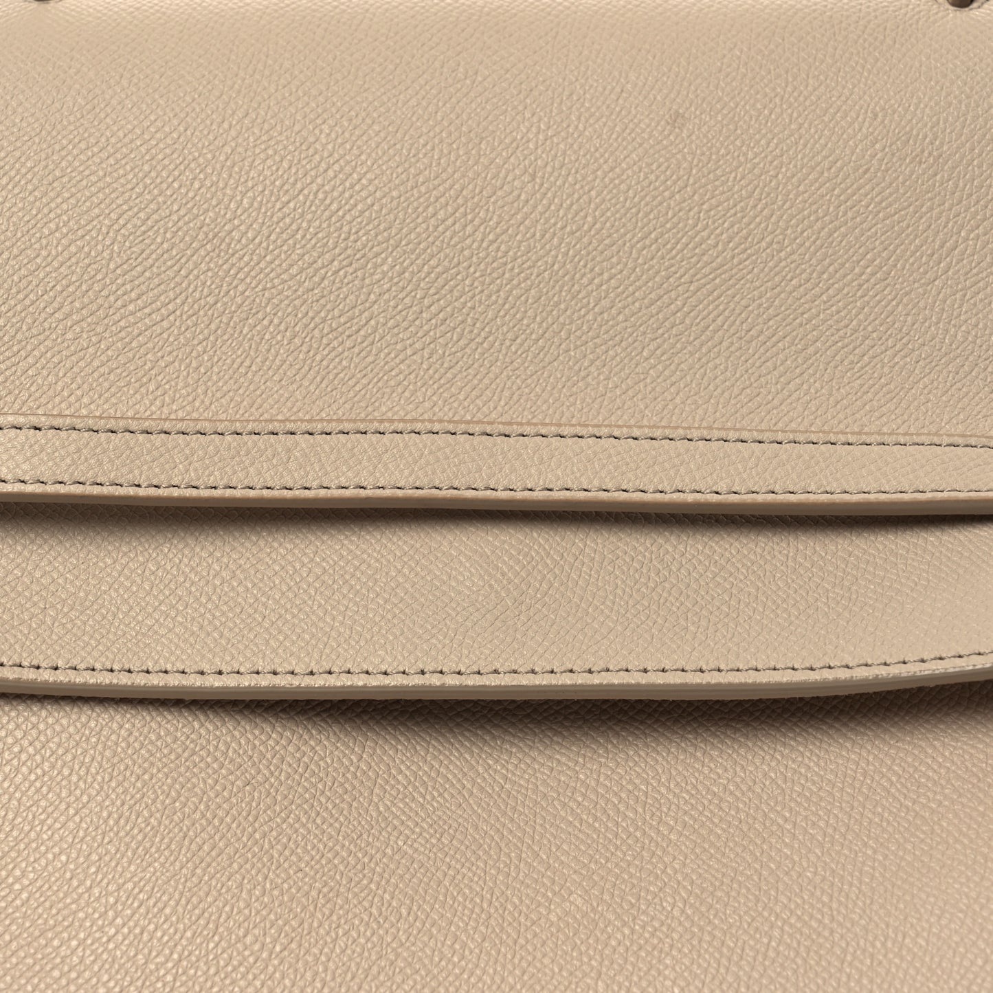 Grained Calfskin Mini Belt Bag Light Taupe
