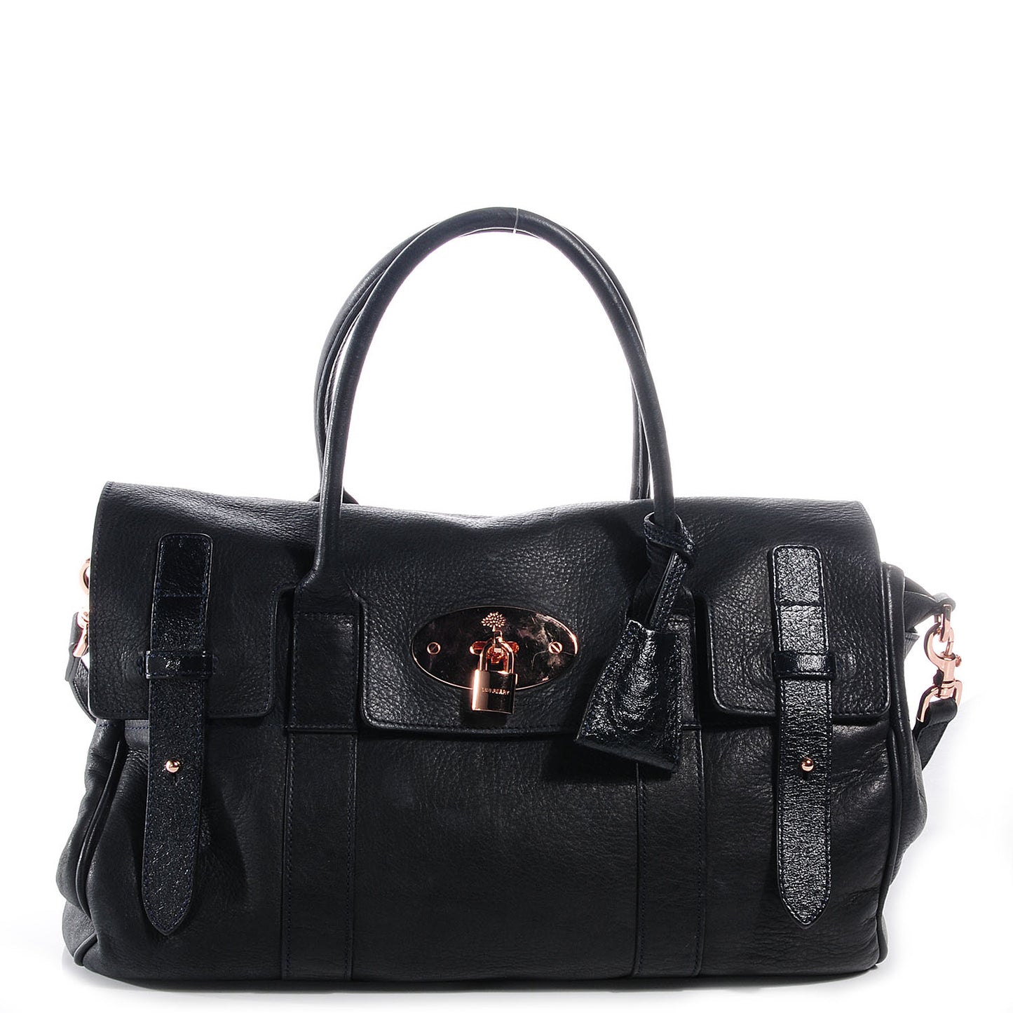 Goatskin Heritage Bayswater Satchel Black