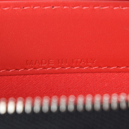 Christian Louboutin Calfskin Panettone Logo Zip Around Wallet Black 7 of 7