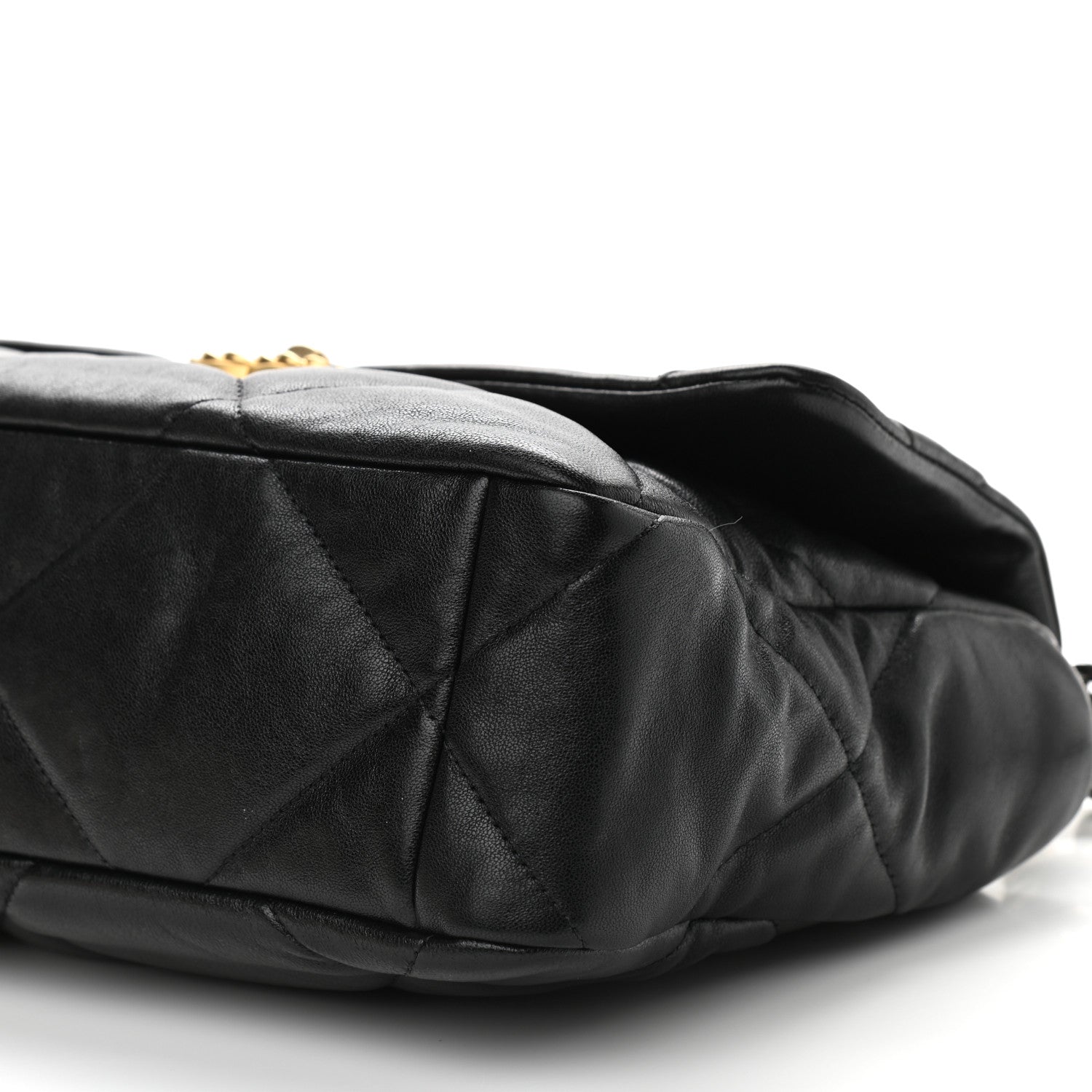 Chanel Lambskin Quilted Large Chanel 19 Flap Black 9 of 9