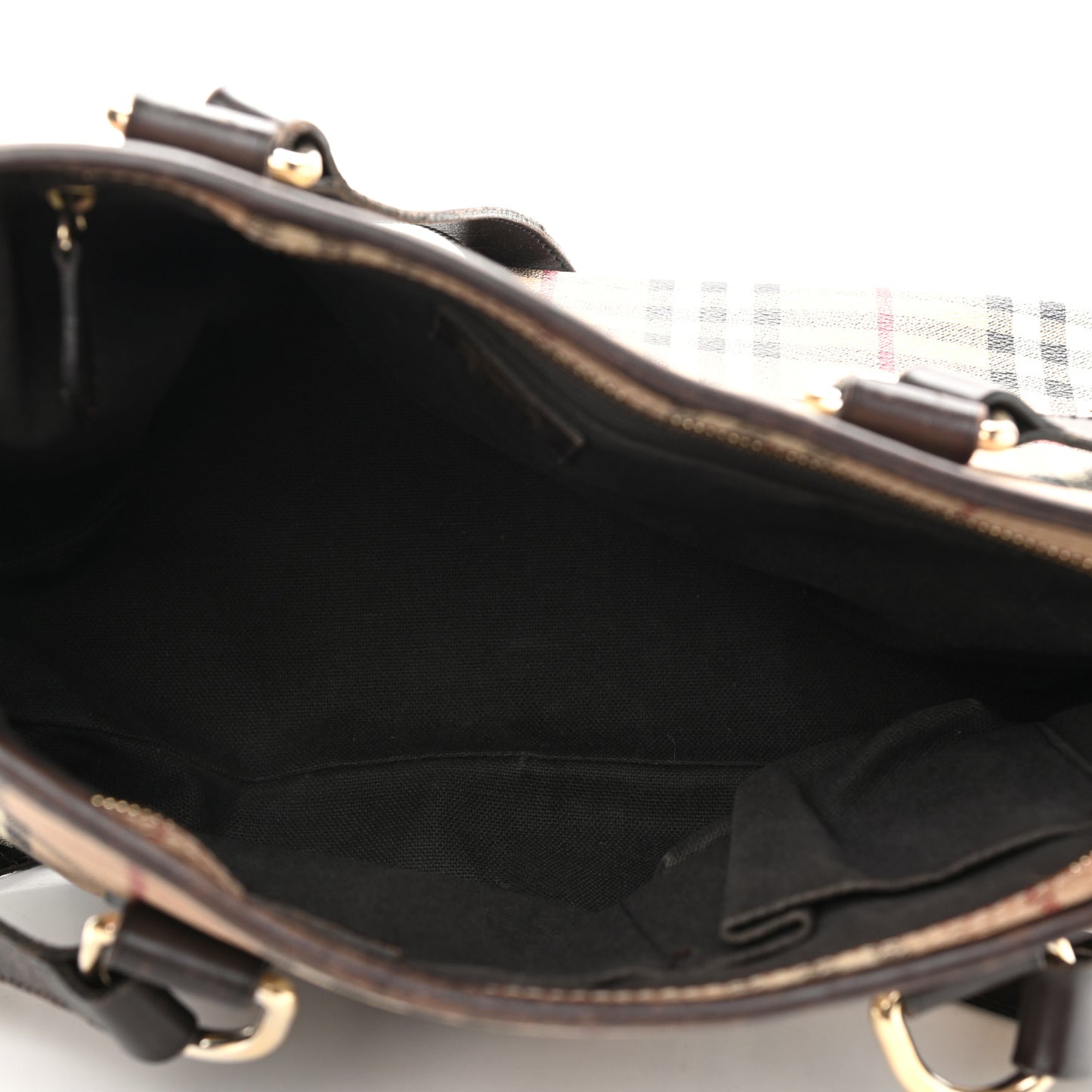 Haymarket Check Medium Regent Tote Chocolate