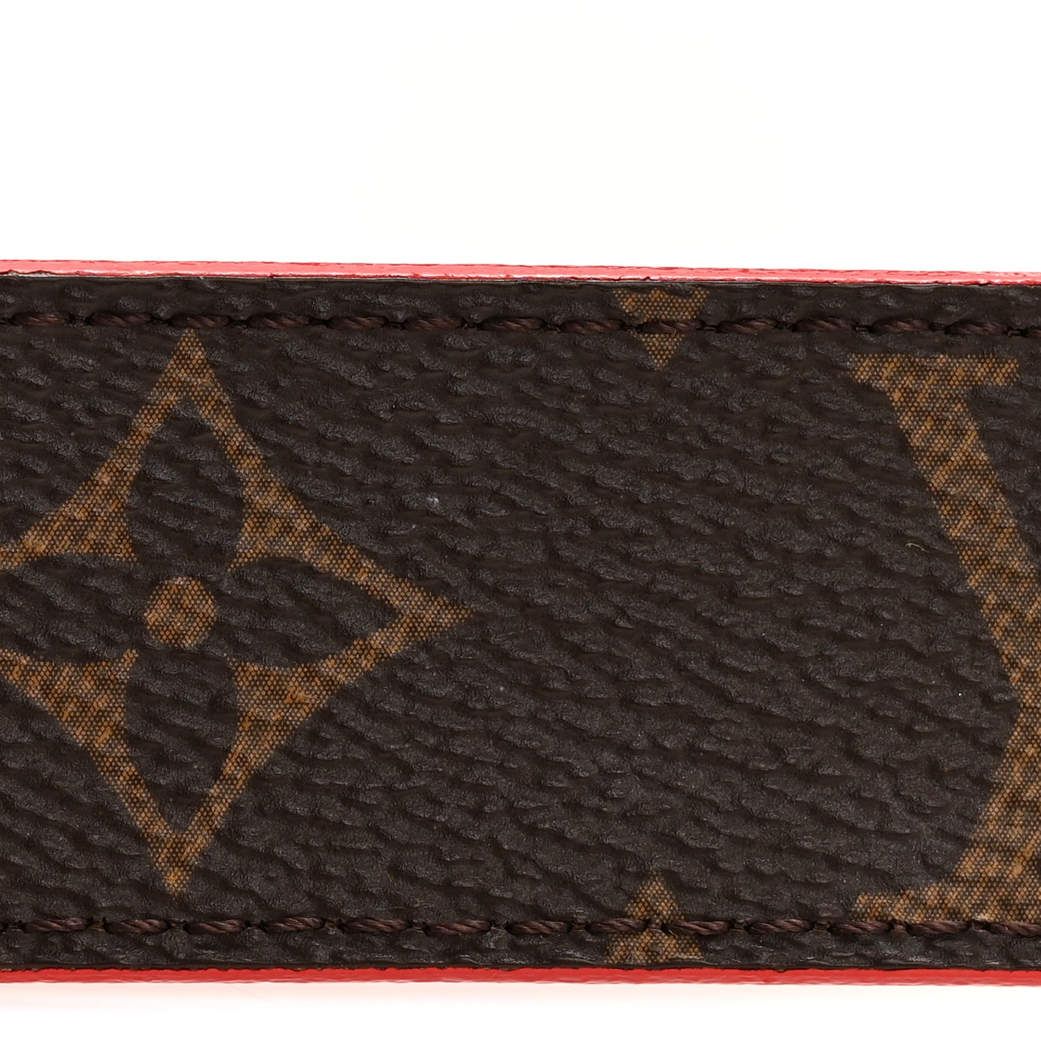 Louis Vuitton Monogram 30mm LV Initiales Reversible Belt 80 32 Coquelicot 7 of 9