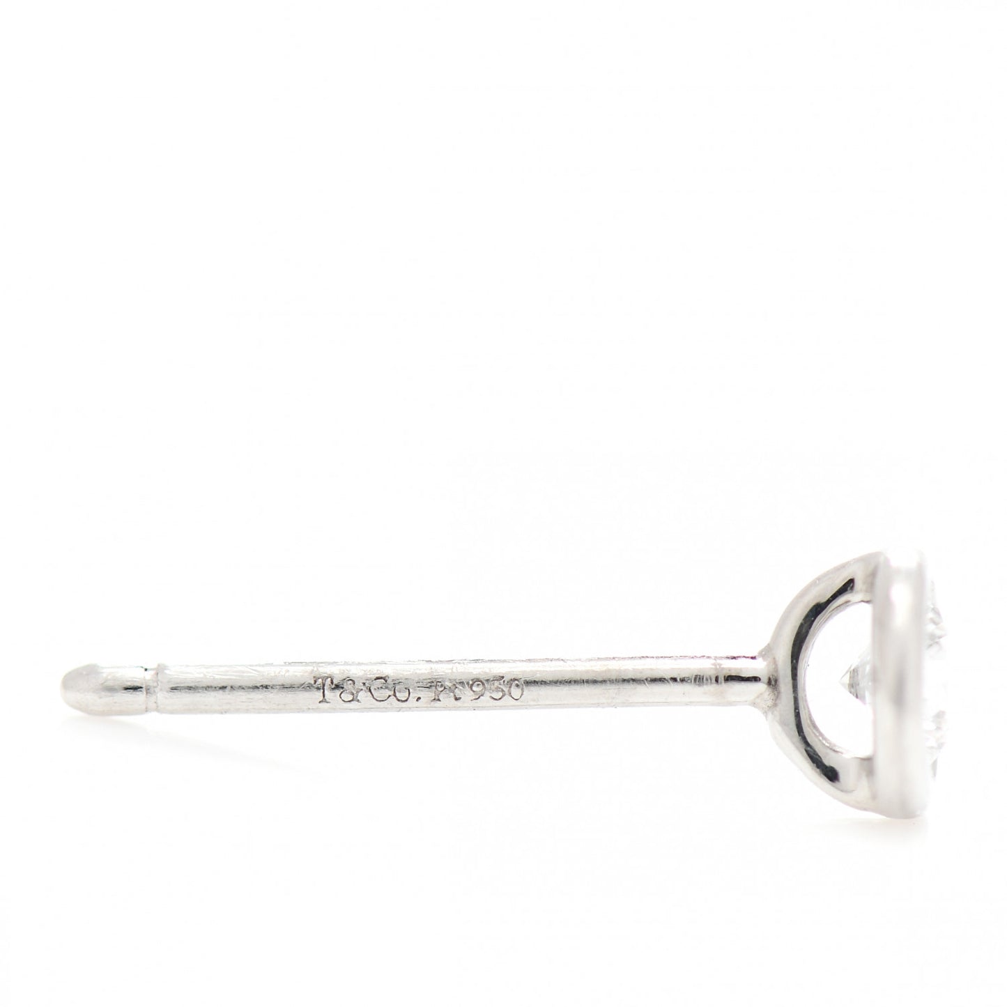 Platinum Diamond .16ctw Elsa Peretti Diamonds By The Yard Earrings