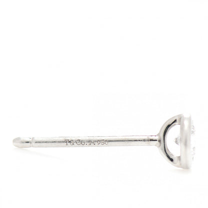 Tiffany Platinum Diamond .16ctw Elsa Peretti Diamonds By The Yard Earrings 4 of 6