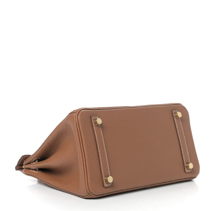 Hermes Togo Birkin 25 Gold 3 of 8