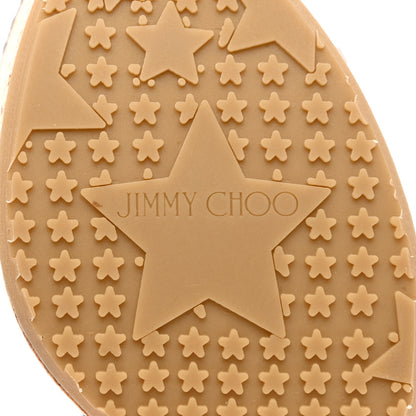 Jimmy Choo Cubed Coarse Suede Cork Naylor 135 Wedge Sandals 38 Black 8 of 9