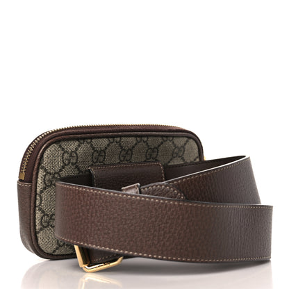 Gucci GG Supreme Monogram Web Ophidia Belted iPhone Case 85 34 Dark Brown 3 of 10