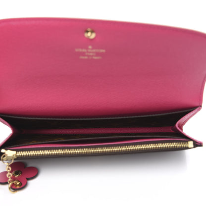 Louis Vuitton Monogram Bloom Flower Emilie Wallet 4 of 5