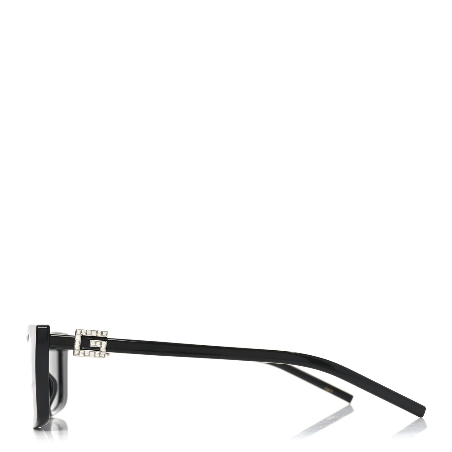 Acetate Crystal Rectangle Sunglasses GG1681S Black