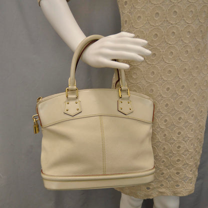 Louis Vuitton Suhali Lockit PM White 2 of 9