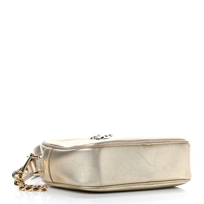 Versace Grained Calfskin Palazzo Medusa Camera Bag Gold 4 of 8