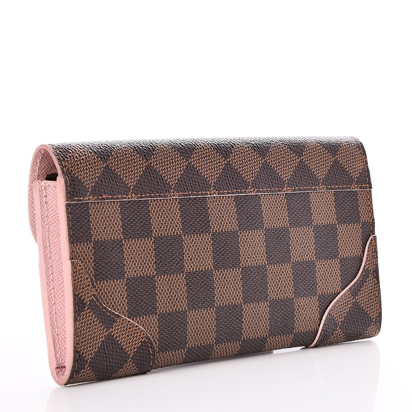 Damier Ebene Caissa Wallet Rose Ballerine