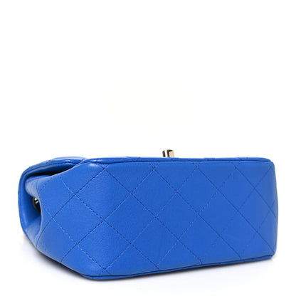 Chanel Lambskin Quilted Mini Square Flap Blue 4 of 11