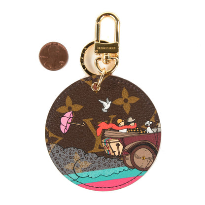 Louis Vuitton Monogram 2015 Christmas Animation Bag Charm Key Ring 2 of 8