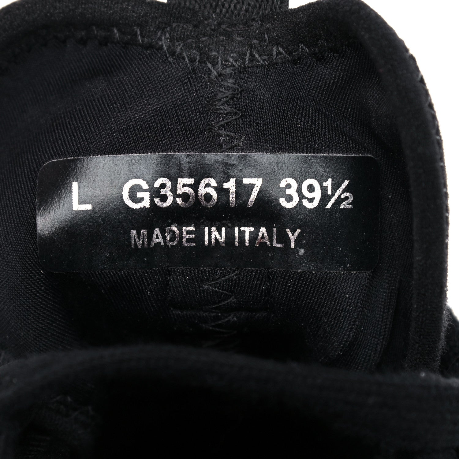 Chanel Velvet Calfskin Mixed Fibers CC Sneakers 39.5 Black 8 of 15