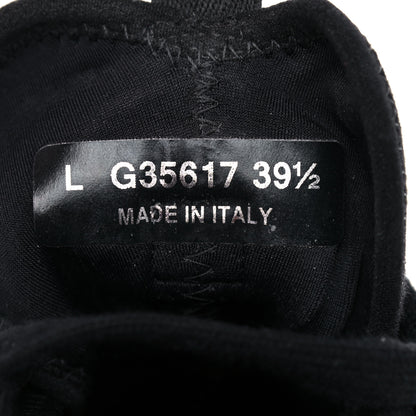 Chanel Velvet Calfskin Mixed Fibers CC Sneakers 39.5 Black 8 of 15