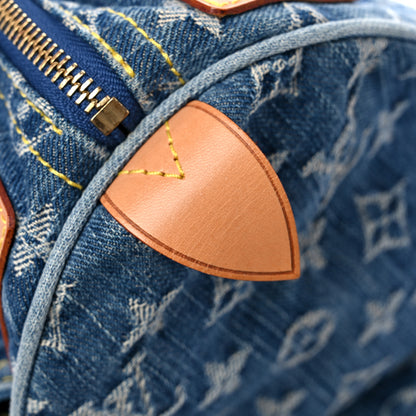 Louis Vuitton Monogram Denim Neo Speedy Blue 11 of 11