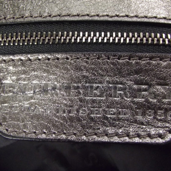 Burberry Leather Shimmer Check Lawson Bag 9 of 10