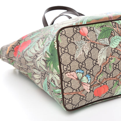 Gucci Soft GG Supreme Monogram Tian Medium Crossbody Tote Beige Multicolor New Acero 7 of 10