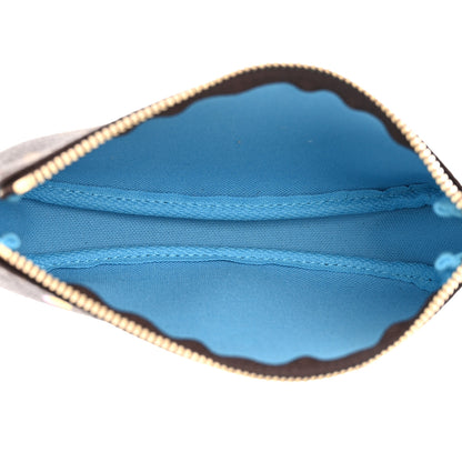 Louis Vuitton Monogram 2022 Christmas Animation Toyko Mini Pochette Accessories Blue 5 of 10