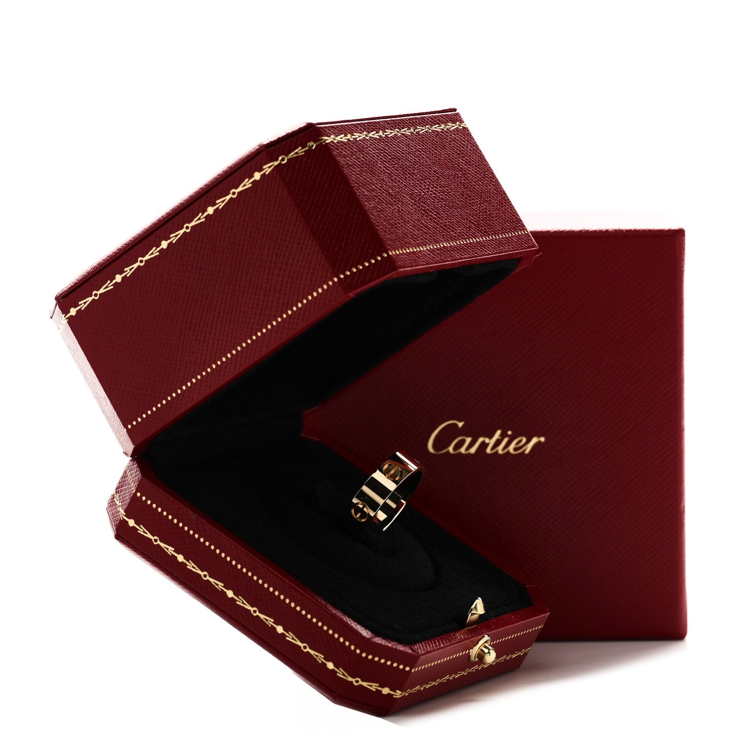 Cartier 18K Yellow Gold 5.5mm LOVE Ring 58 8.5 5 of 5