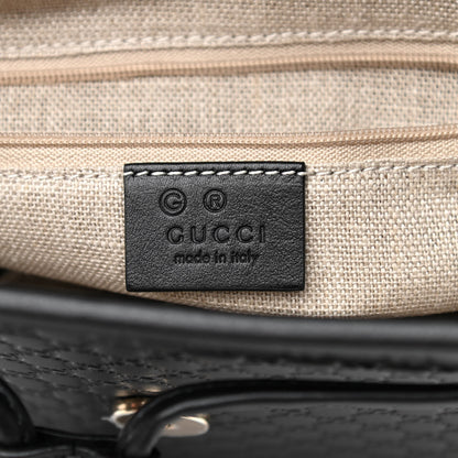Gucci Microguccissima Drawstring Backpack Black 6 of 9