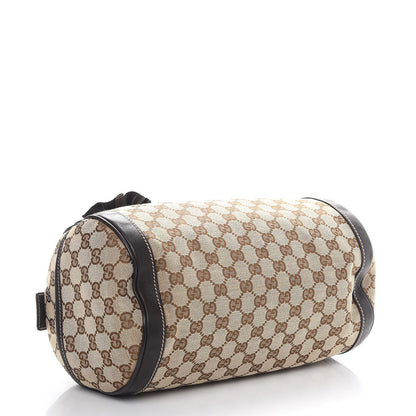 Gucci Monogram Trophy Satchel Ebony 4 of 8