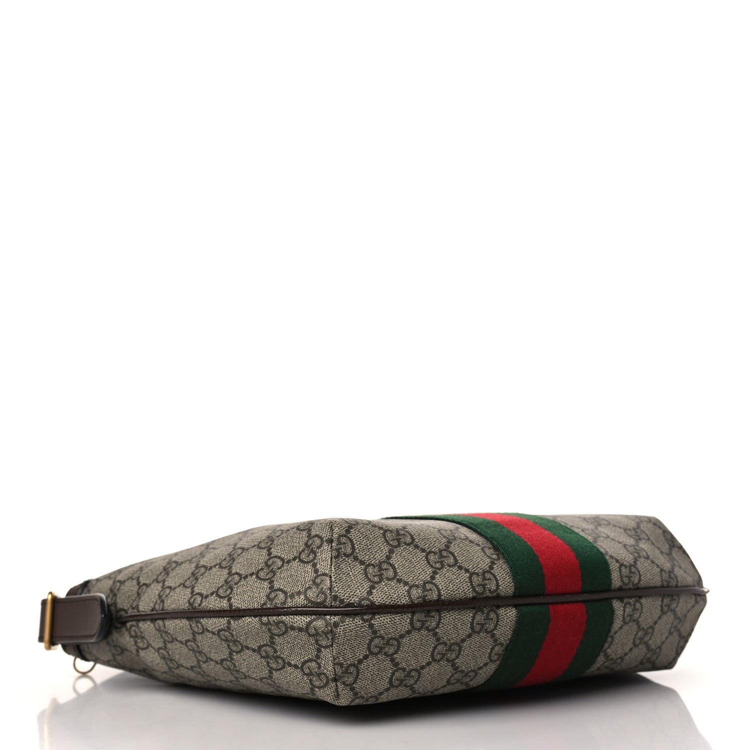 Gucci GG Supreme Monogram Web Small Ophidia Half Moon Hobo Brown 4 of 10