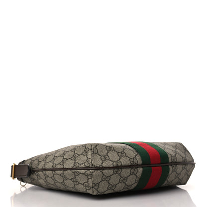 Gucci GG Supreme Monogram Web Small Ophidia Half Moon Hobo Brown 4 of 10