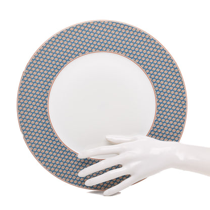 Hermes Porcelain Tie Dinner Plate Set of 2 5 of 12