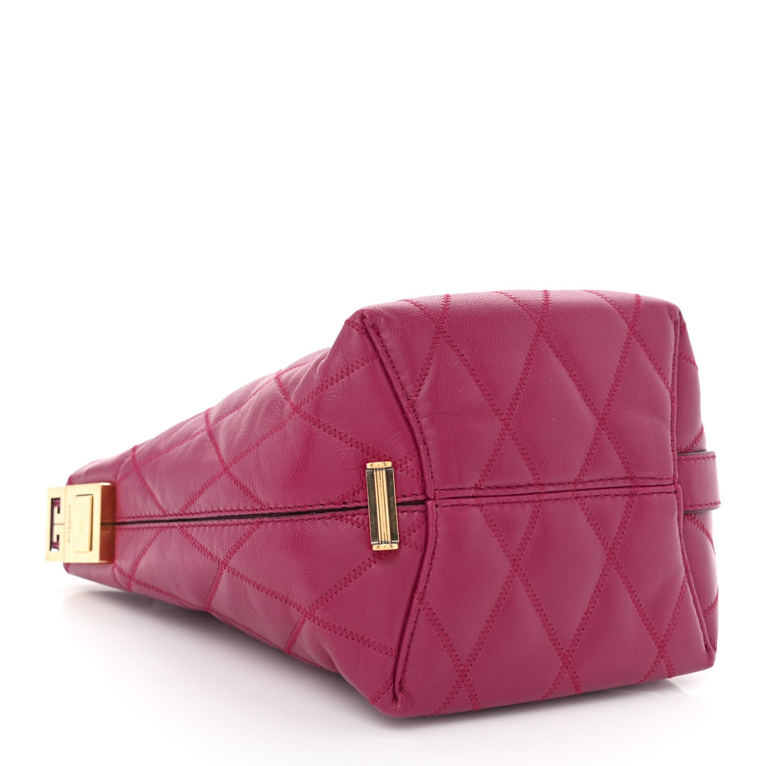 Givenchy Lambskin Quilted Mini GV Bucket Bag Orchid Purple 4 of 10