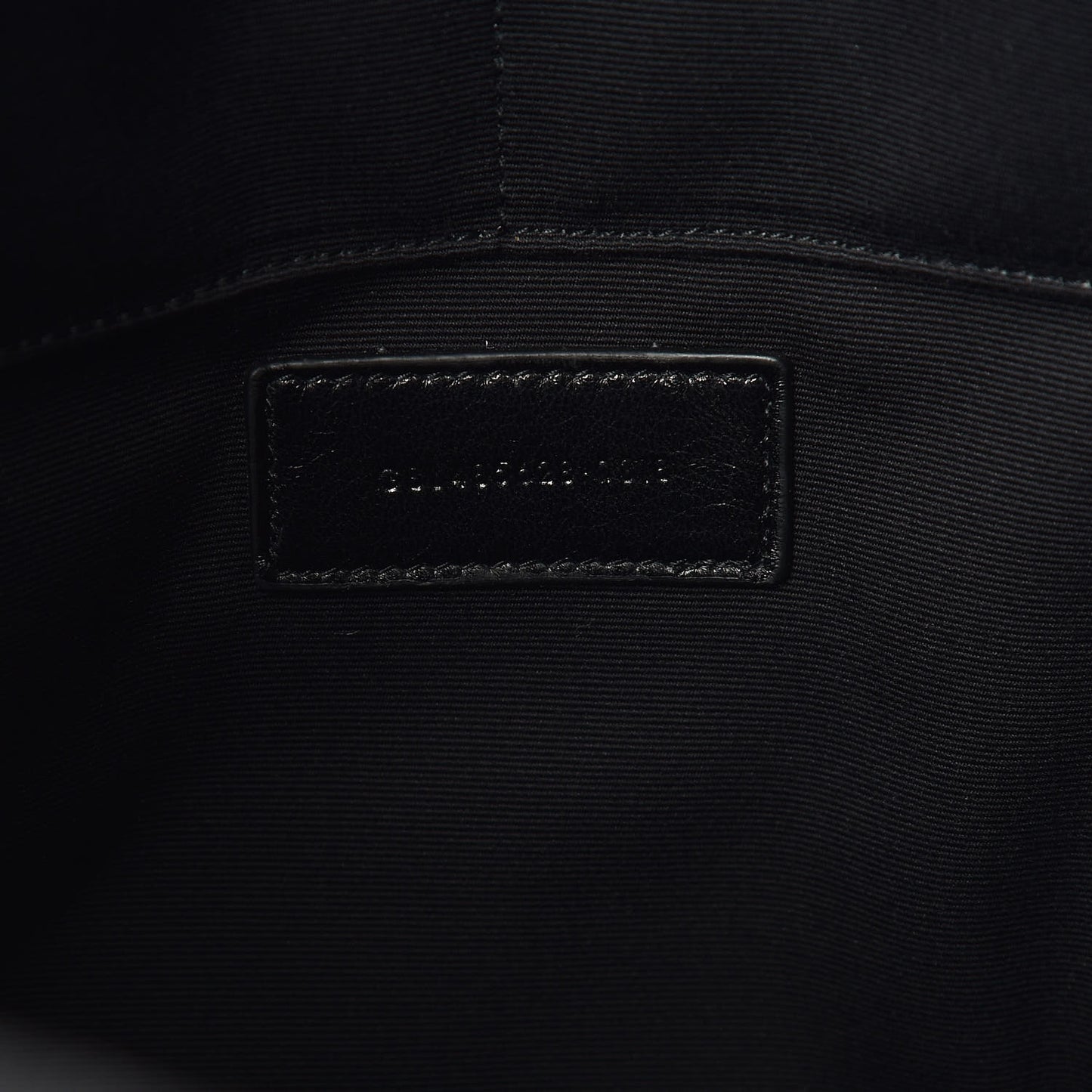 Calfskin Crocodile Embossed Monogram Document Holder Black