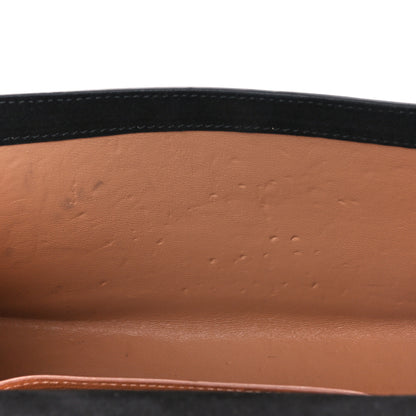 Alaia Suede Eyelet Embellished Oeillets Pochette Black 10 of 10