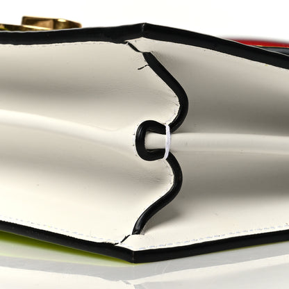 Christian Louboutin PVC Calfskin Small Elisa Shoulder Bag Neon Green Black 6 of 11