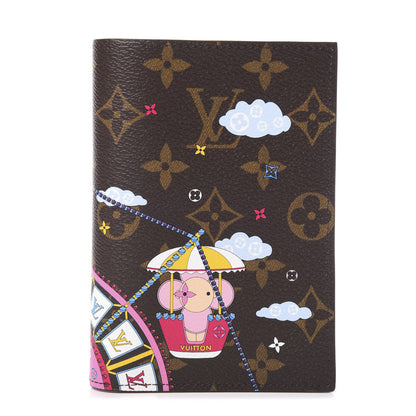 Louis Vuitton Monogram 2020 Christmas Animation Big Wheel Passport Cover Rose Ballerine 1 of 6
