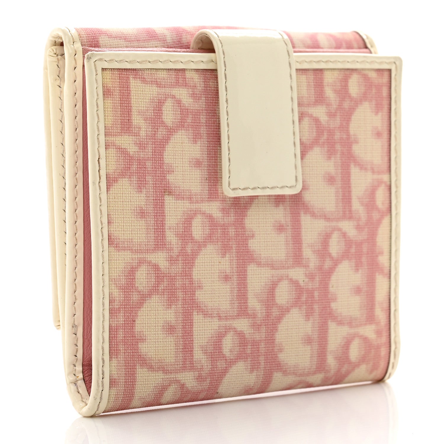 Christian Dior Monogram Girly Flap Compact Wallet Pink 3 of 9