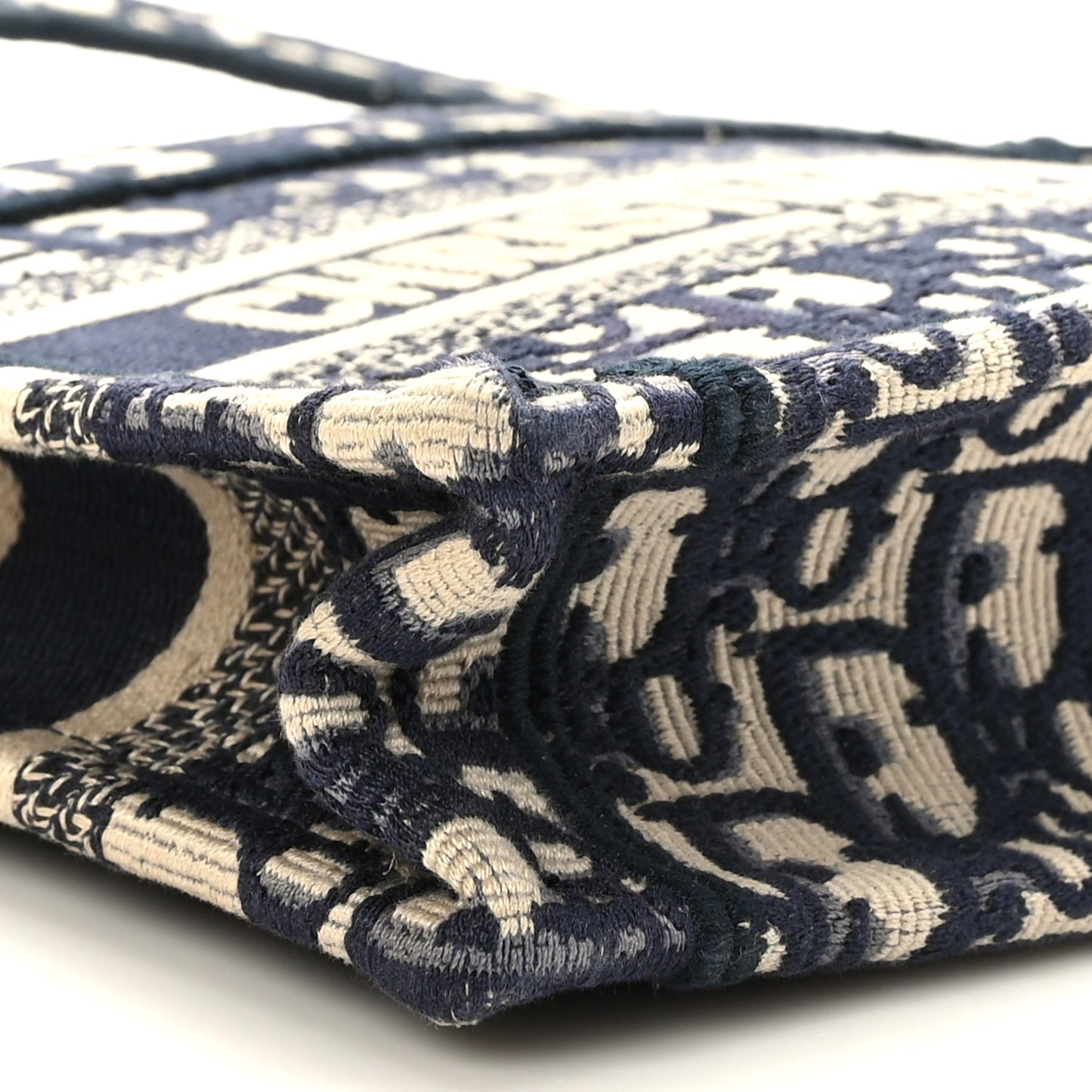 Oblique Mini Book Tote Blue Multicolor