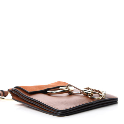 Chloe Suede Calfskin Mini Faye Bracelet Bag Tobacco 4 of 10
