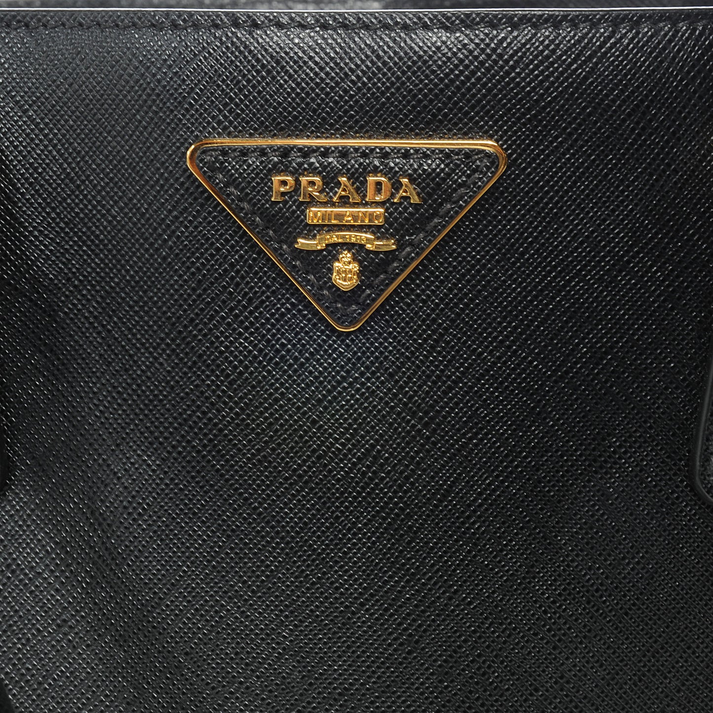 Saffiano Lux Large Tote Nero Black