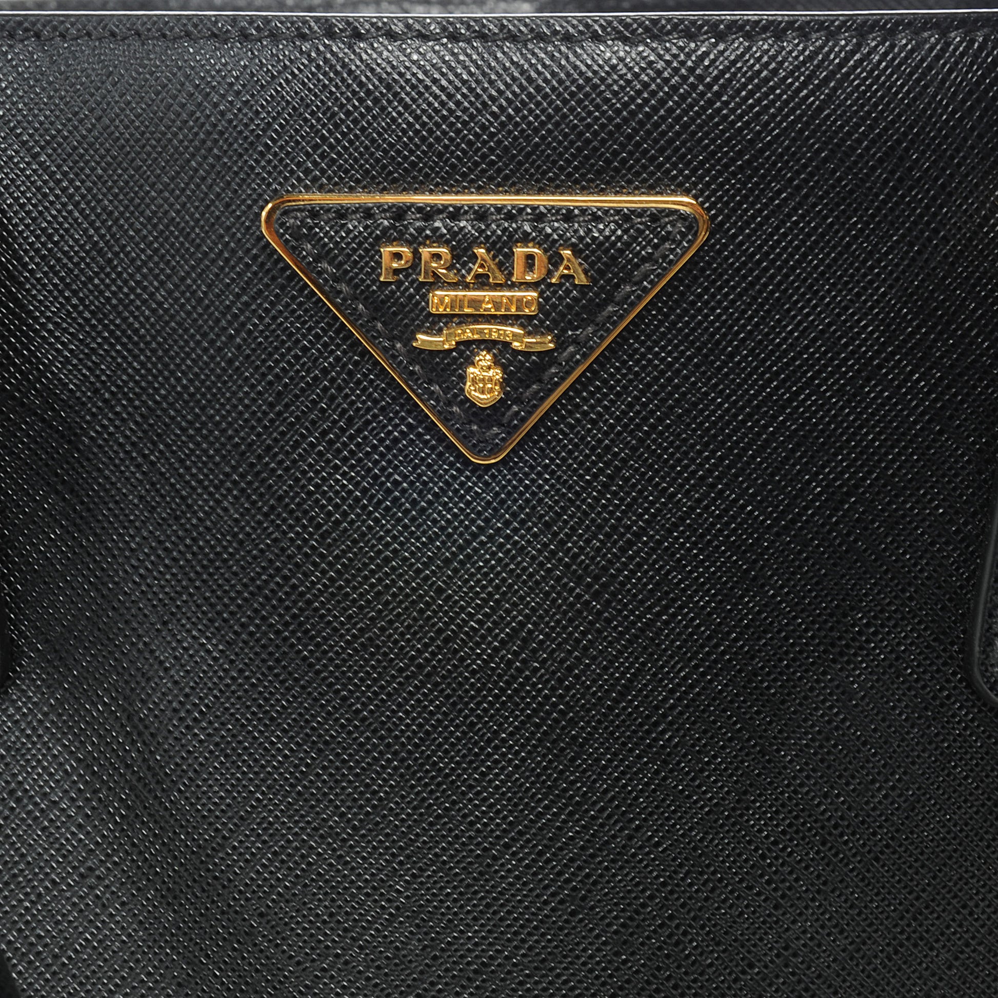 Prada Saffiano Lux Large Tote Nero Black 5 of 9