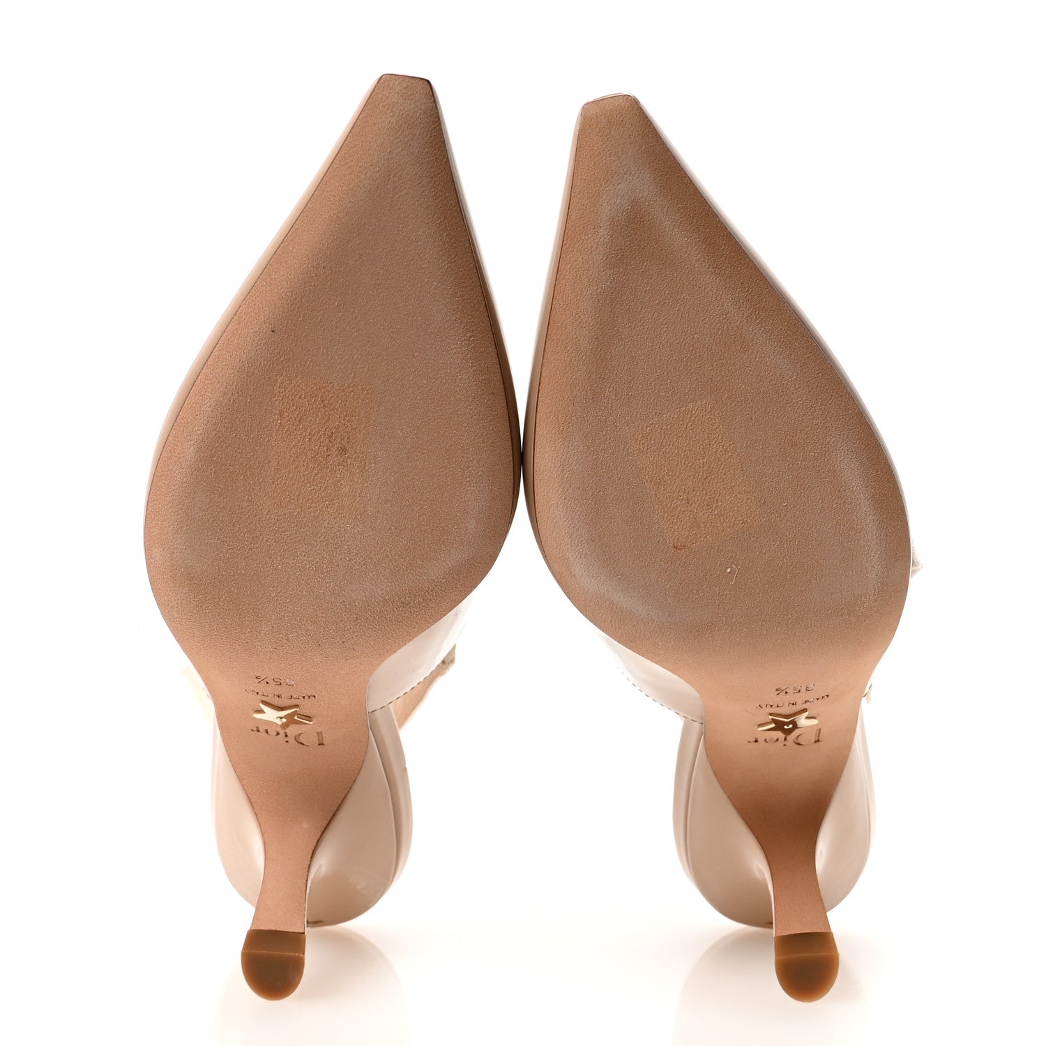 Christian Dior Patent Ribbon J'Adior Slingback 65mm Pumps 35.5