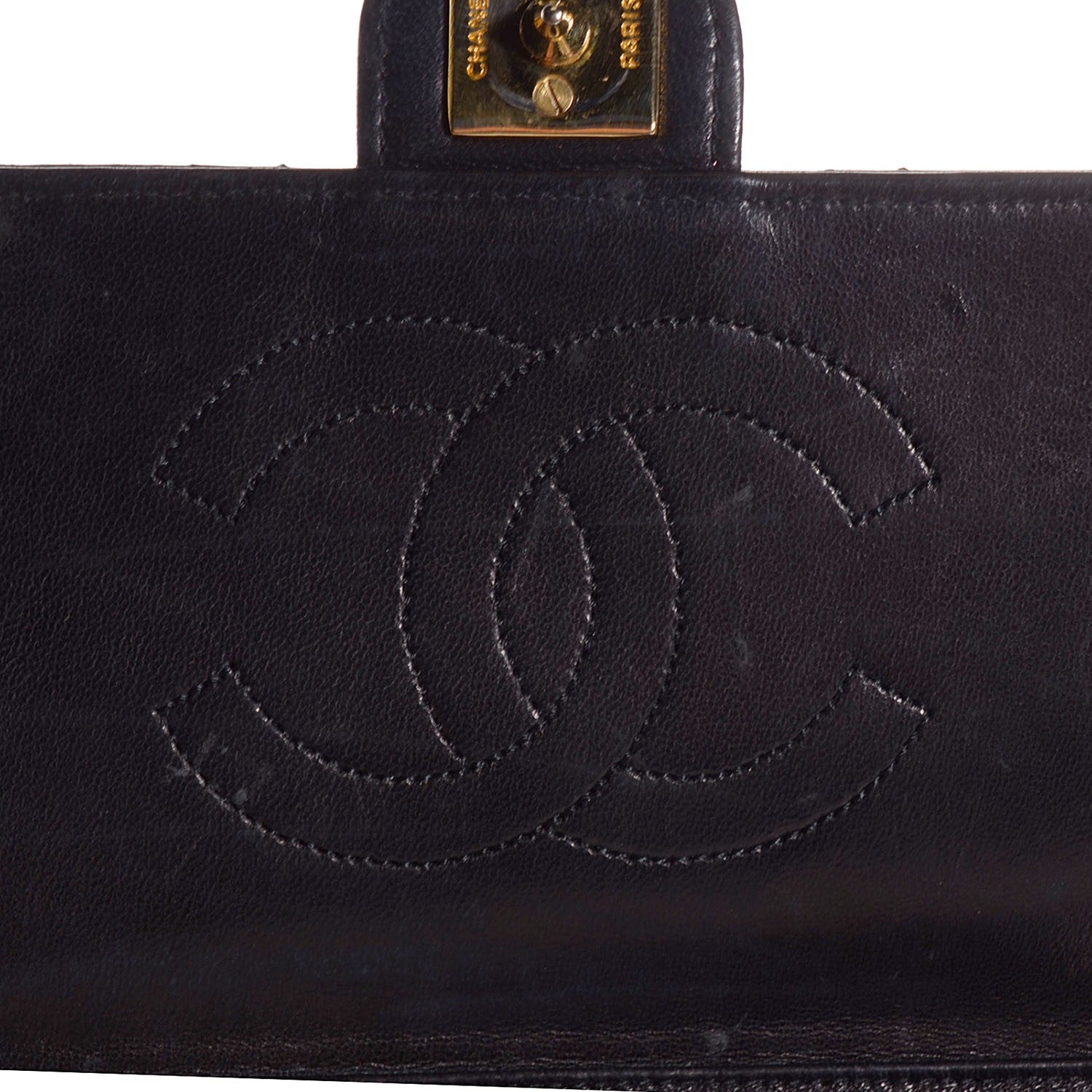 Chanel Lambskin Quilted Small Single Flap Black 7 of 8