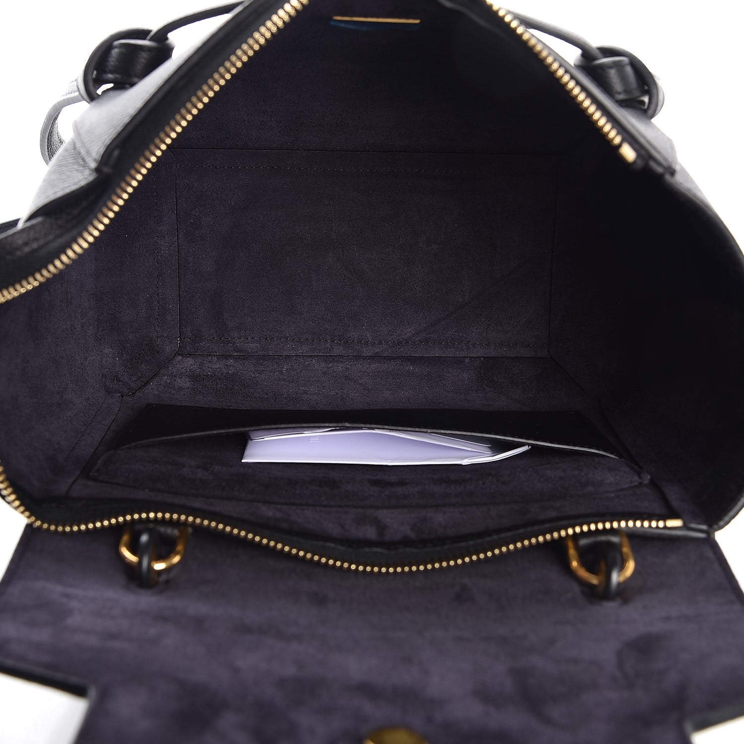 Celine Grained Calfskin Micro Belt Bag Black 5 of 7