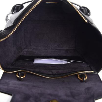 Celine Grained Calfskin Micro Belt Bag Black 5 of 7