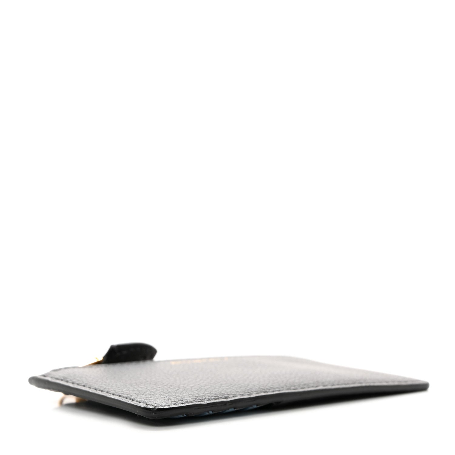 Burberry Grained Calfskin Two Tone Somerset Coin Case Card Holder Charcoal Grey 4 of 12