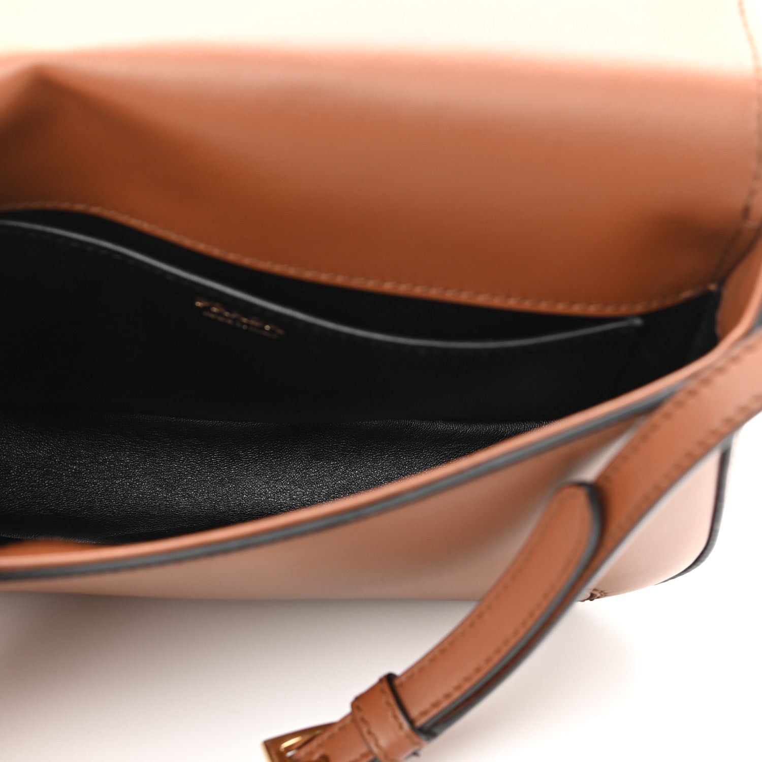 Prada City Calf Flap Shoulder Bag Cognac 5 of 11